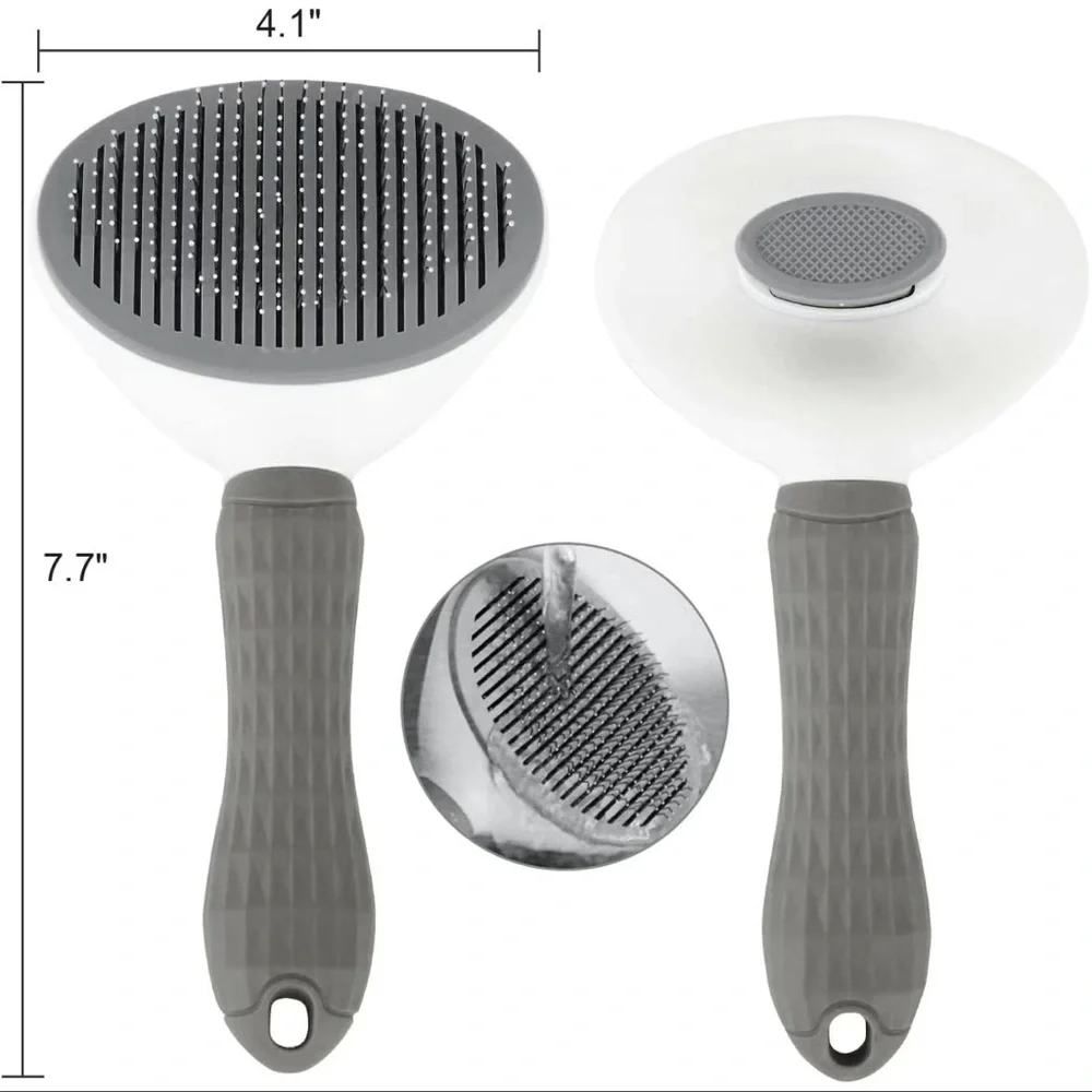 Remove Pet Hair With One-Click Slicker Brush - Perfect For Dogs And Cats